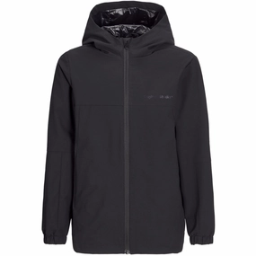 Jack & Jones Junior Black Vesterbro Hood Jacket Majestic Original
