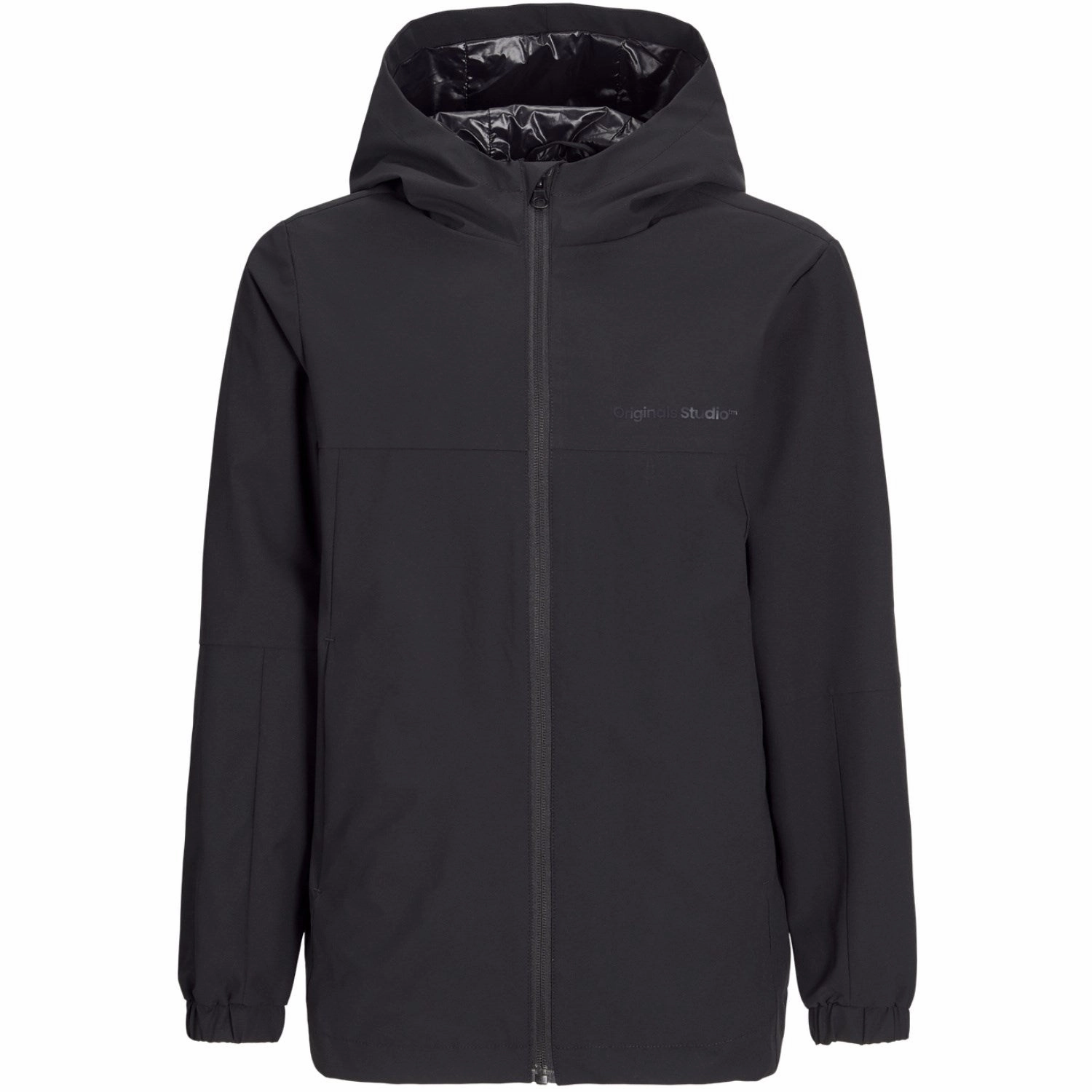 Timeless Jack & Jones Junior Black Vesterbro Hood Jacket Eco-friendly