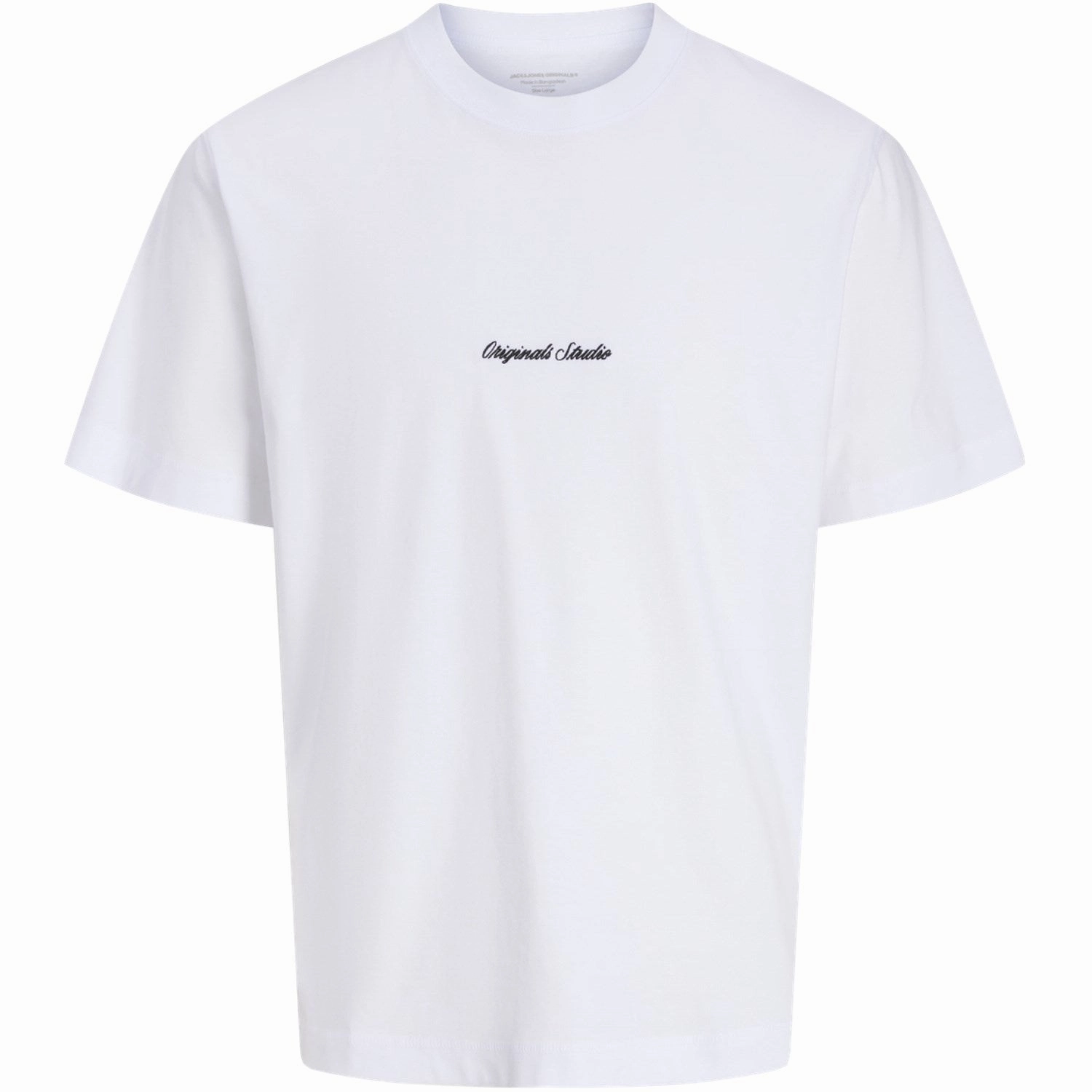 Jack & Jones Junior Bright White Jornorrebro Emb Tee Ss Cn Noos Jnr Supremacy Charismatic