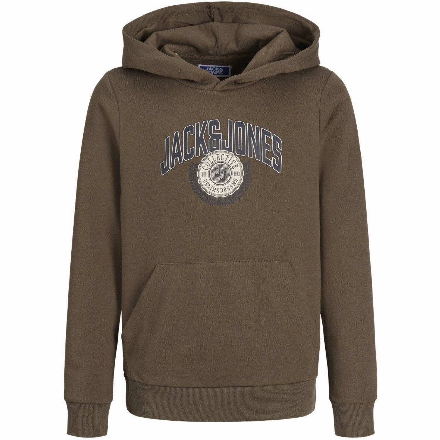 Aristocratic Jack & Jones Junior Canteen Kam Varsity Branding Sweat Hoodie Prized