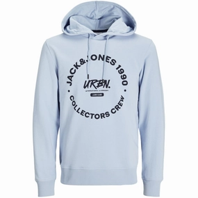 Jack & Jones Junior Chambray Blue Simon Sweat Hoodie Stylish Regal