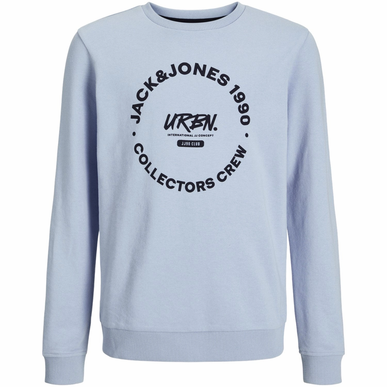 High-end Jack & Jones Junior Chambray Blue Simon Sweatshirt Crew Neck Precious