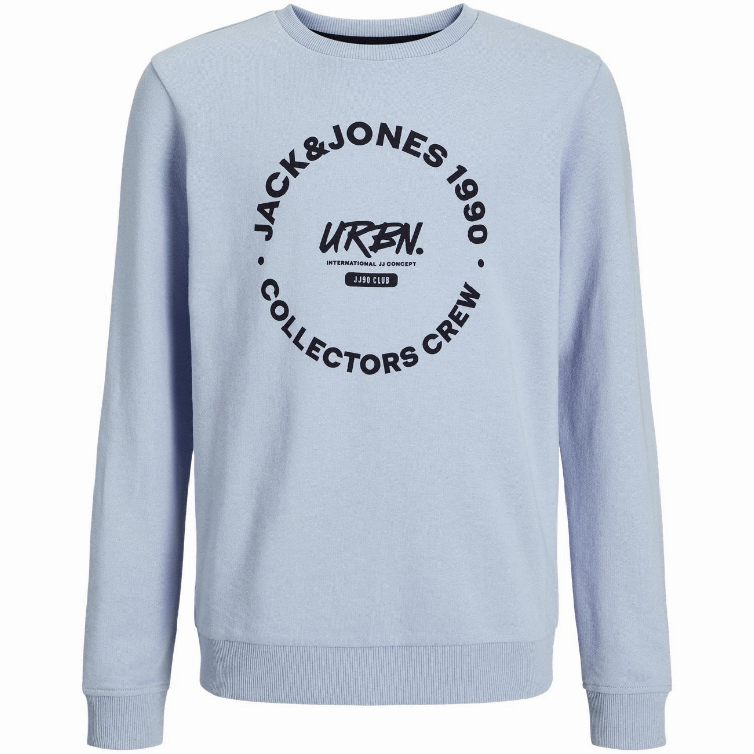 Jack & Jones Junior Chambray Blue Simon Sweatshirt Crew Neck Perfection Magnetic
