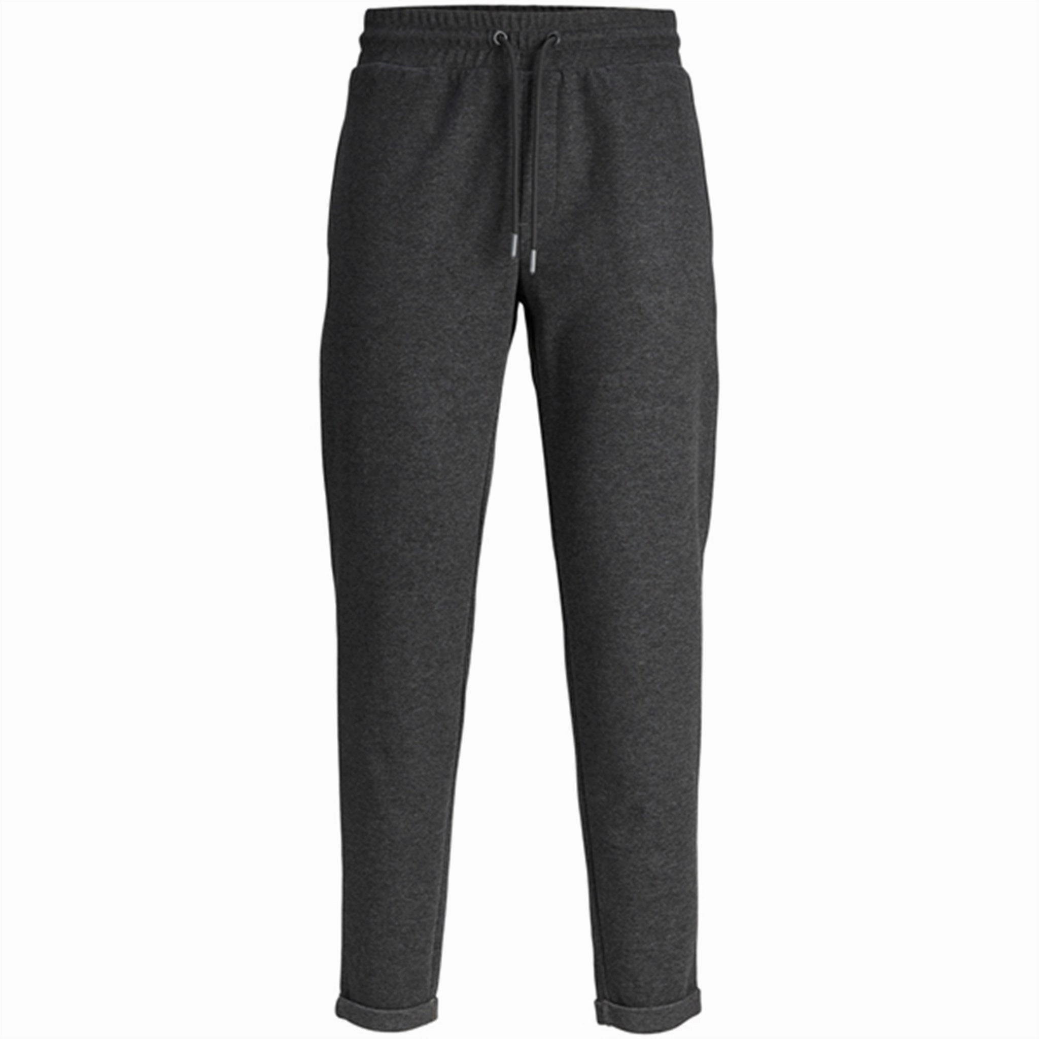 Elegant Jack & Jones Junior Dark Grey Melange Relaxed Stace Smart Sweatpants Heritage