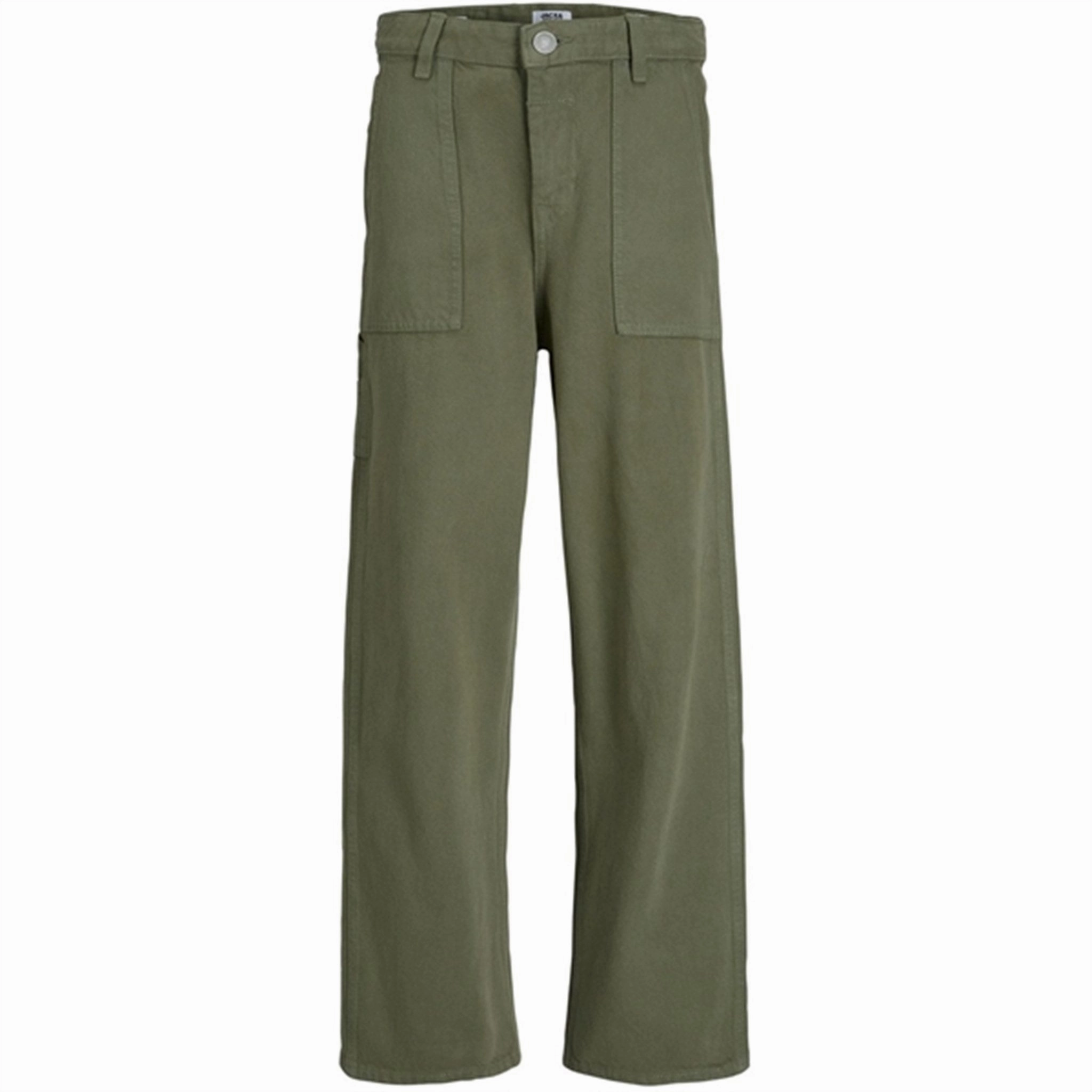 Jack & Jones Junior Deep Lichen Green Chris Utility 875 Pants Avant-garde Luxe