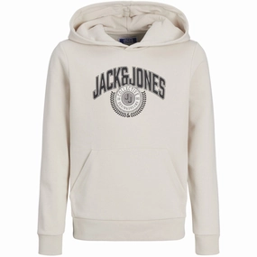 Jack & Jones Junior Moonbeam Kam Varsity Branding Sweat Hoodie Leadership Avant-garde