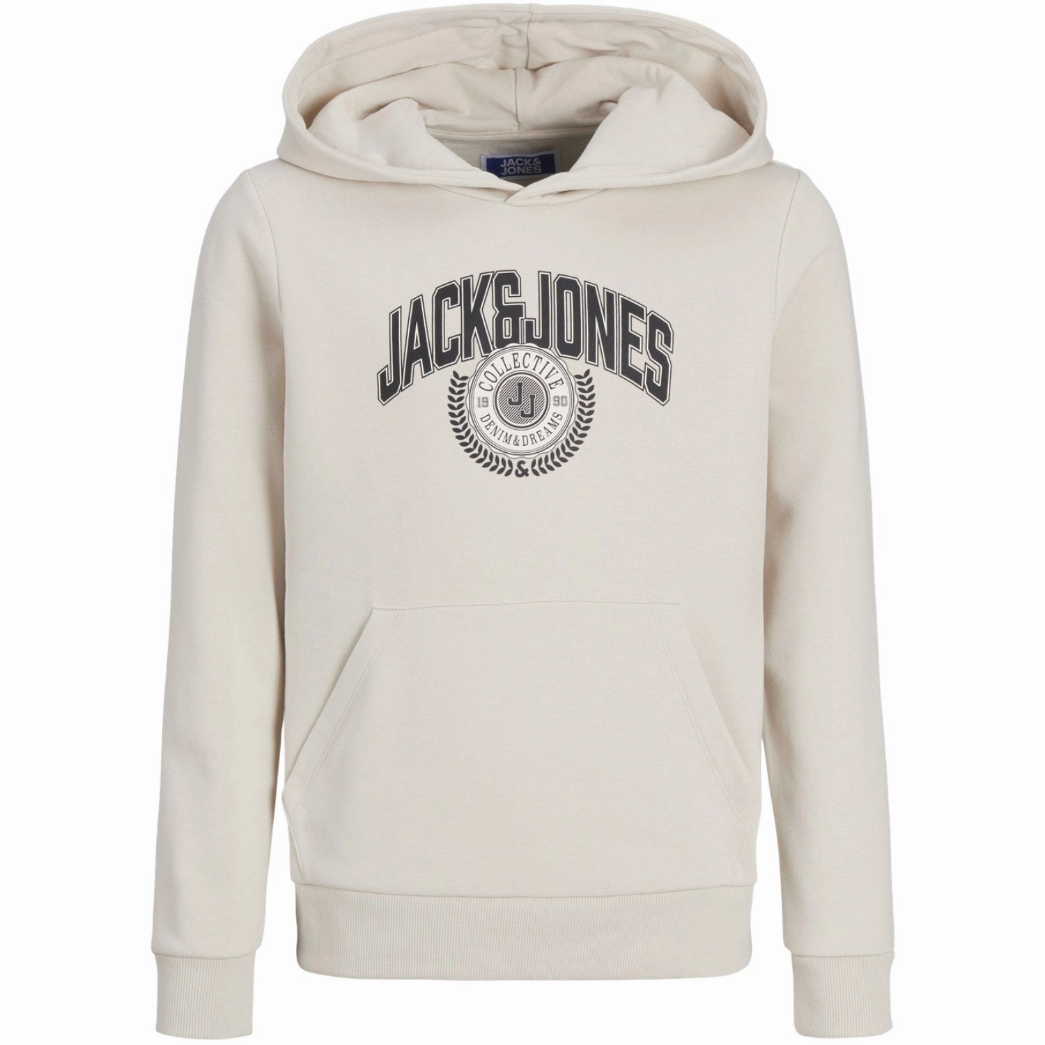 Jack & Jones Junior Moonbeam Kam Varsity Branding Sweat Hoodie Celebrated Sumptuous