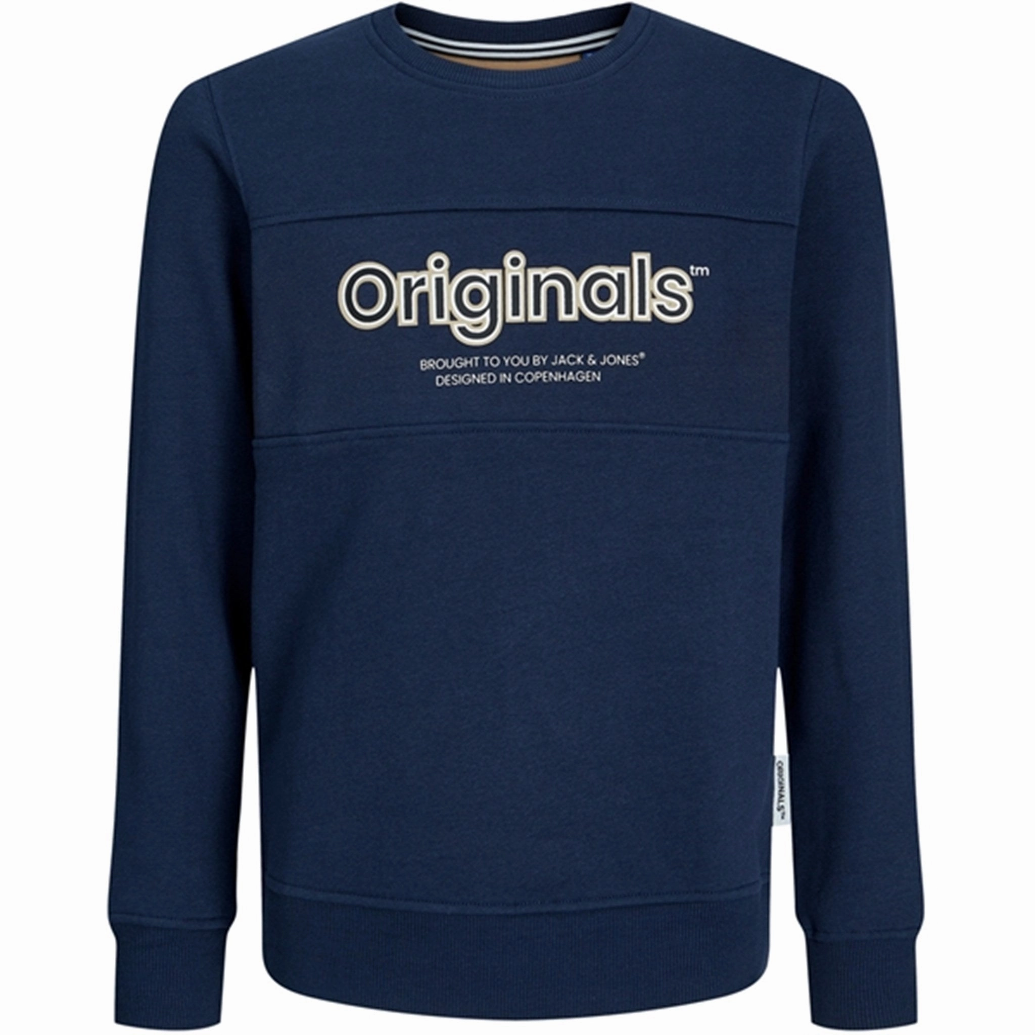 Jack & Jones Junior Navy Blazer Lakewood Sweatshirt Responsible Authentic