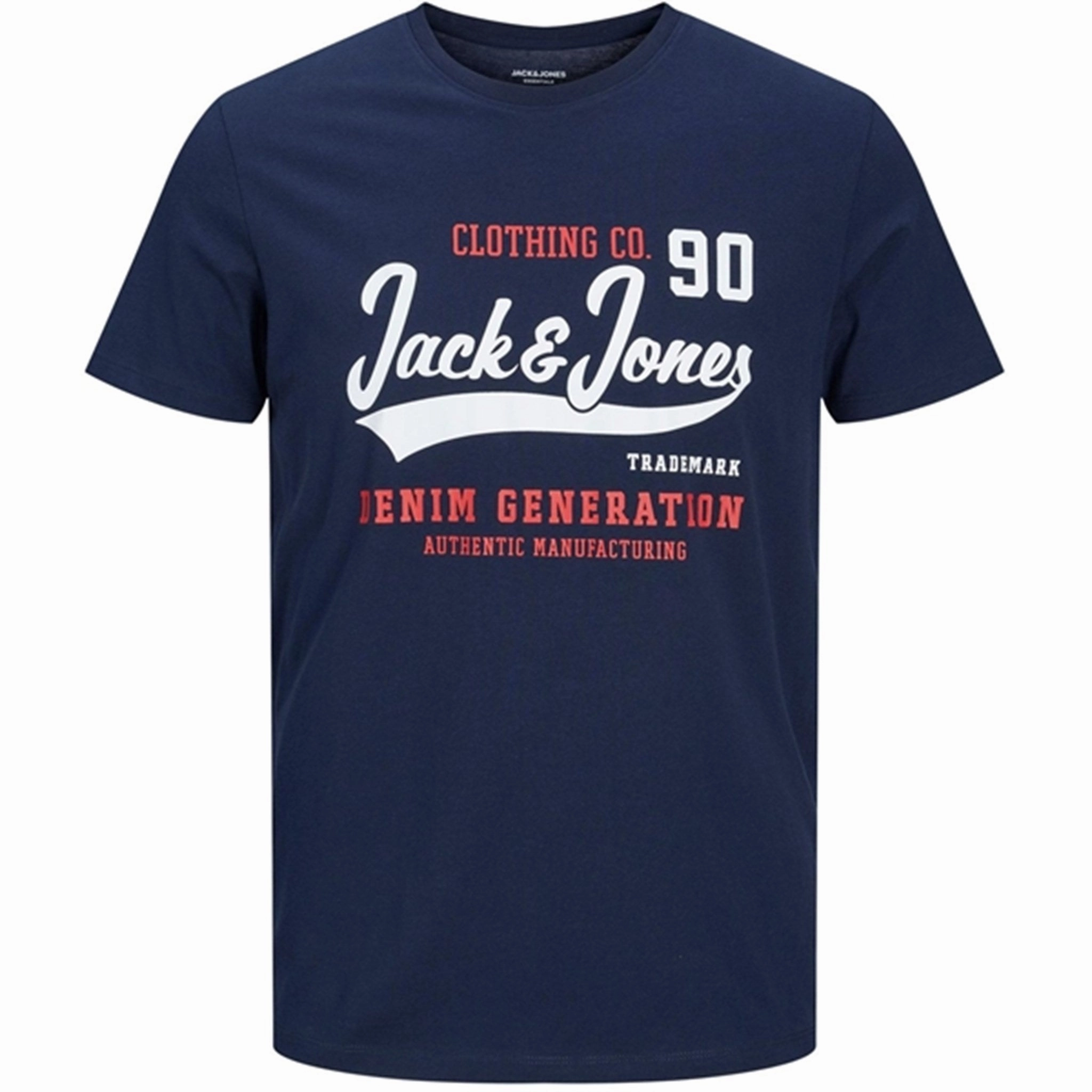 Jack & Jones Junior Navy Blazer Logo T-Shirt Noos Treasure Futuristic