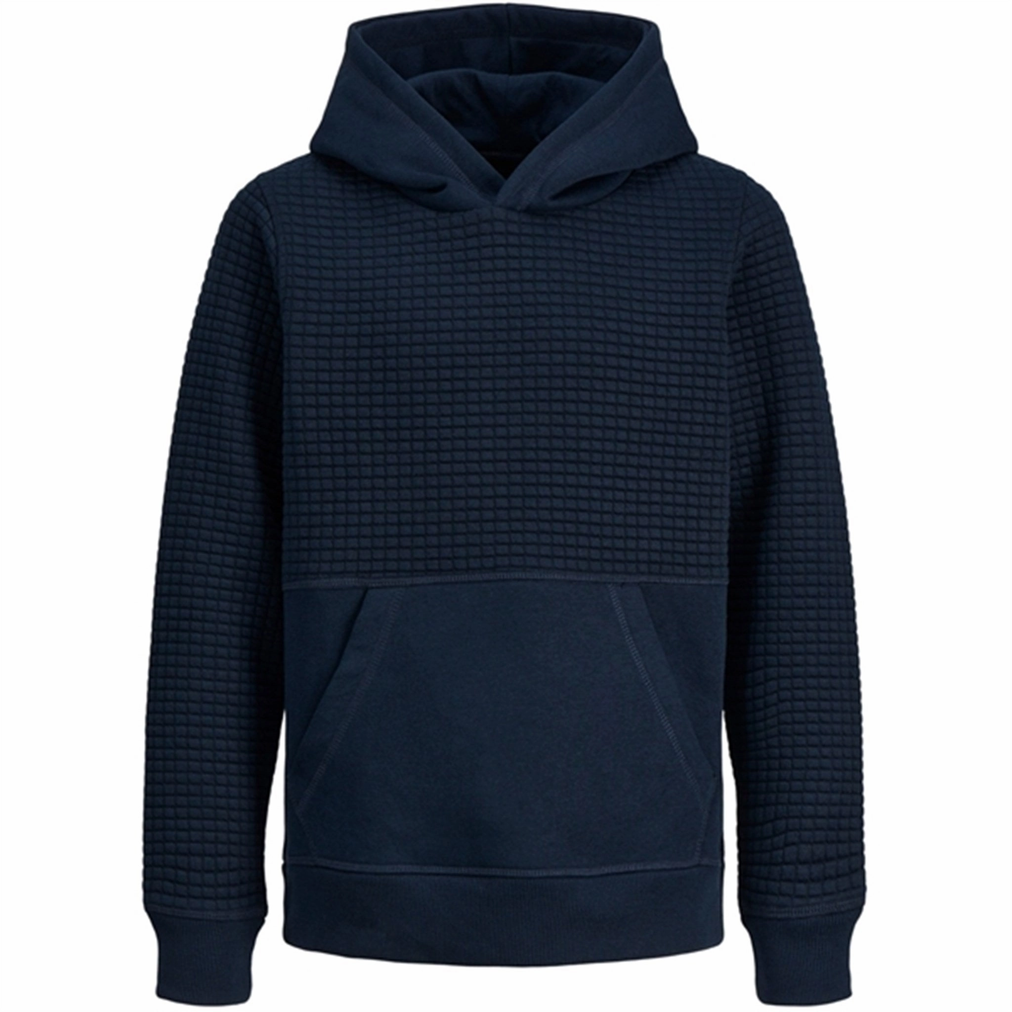Jack & Jones Junior Navy Blazer Structure Sweat Hoodie Quality Charismatic