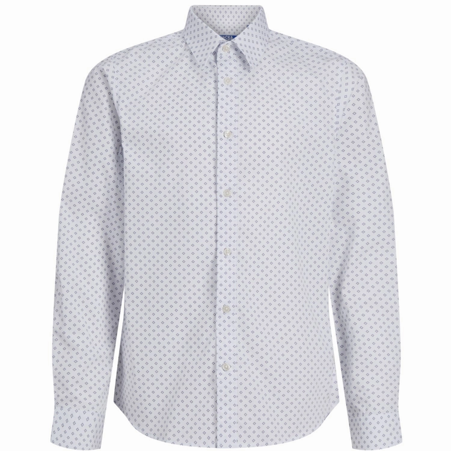 Valuable Jack & Jones Junior White Axel Print Shirt Exceptional