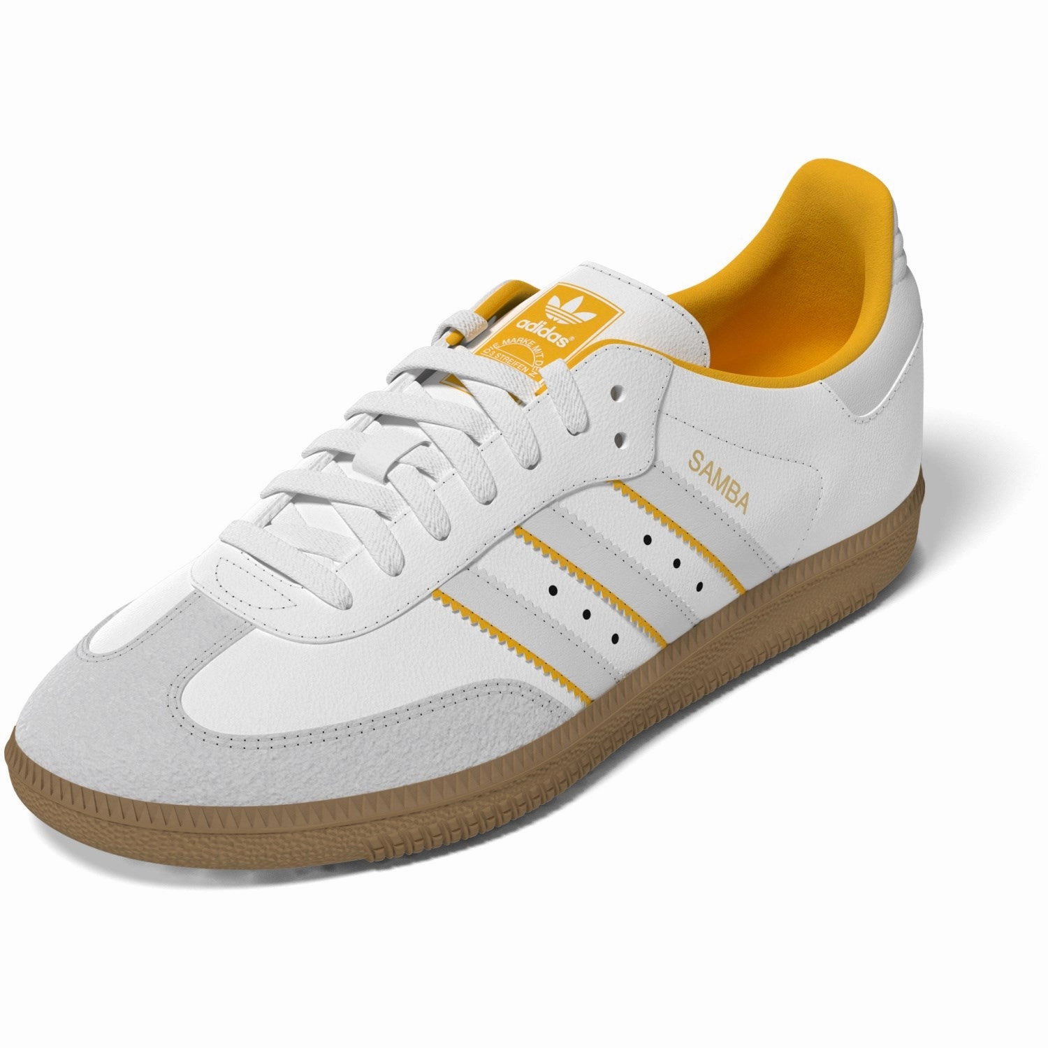 Jazz shoes adidas Originals Cloud White/Crystal White/Crew Yellow Samba Og J Sneakers