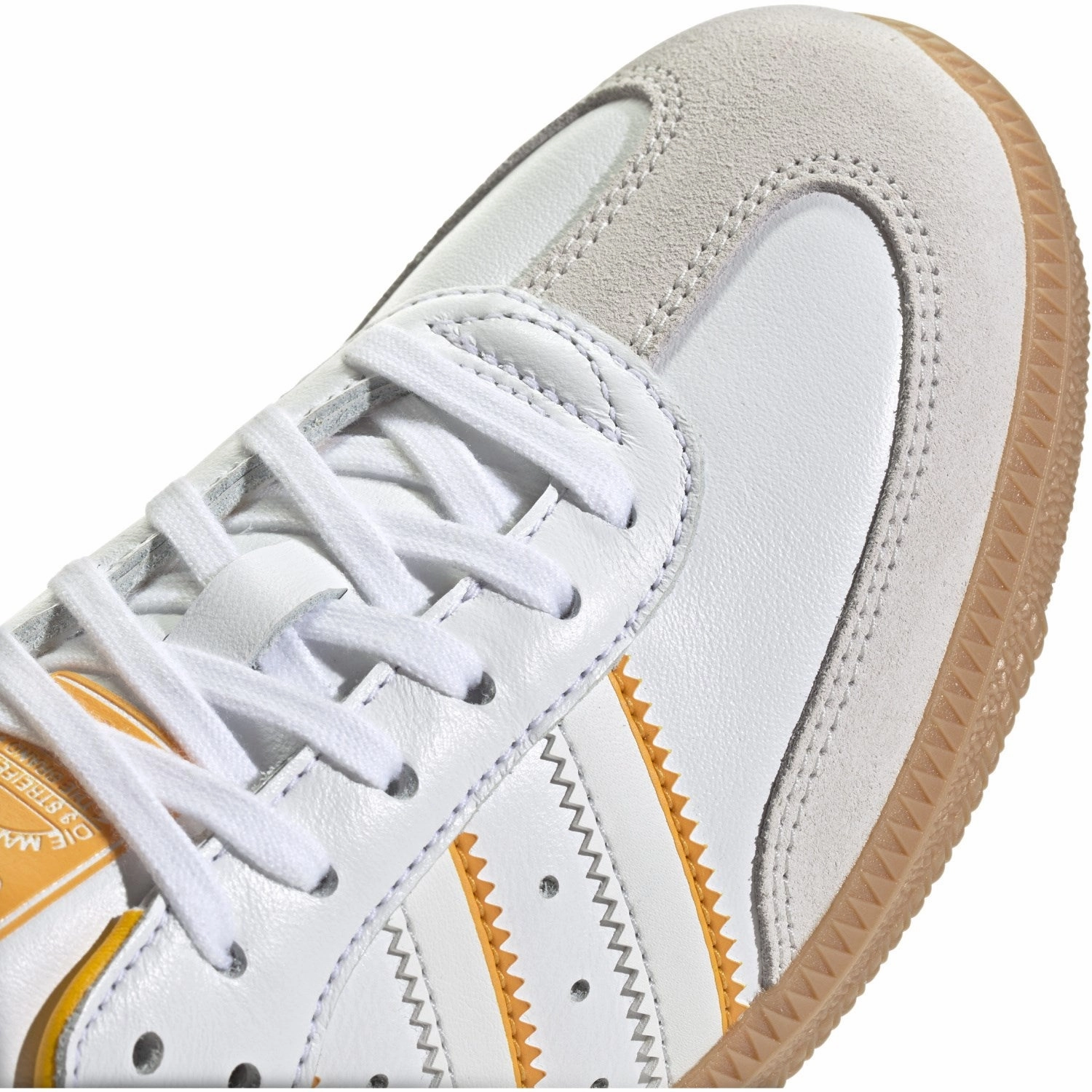 Jazz shoes adidas Originals Cloud White/Crystal White/Crew Yellow Samba Og J Sneakers