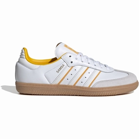 Jazz shoes adidas Originals Cloud White/Crystal White/Crew Yellow Samba Og J Sneakers Combat boots