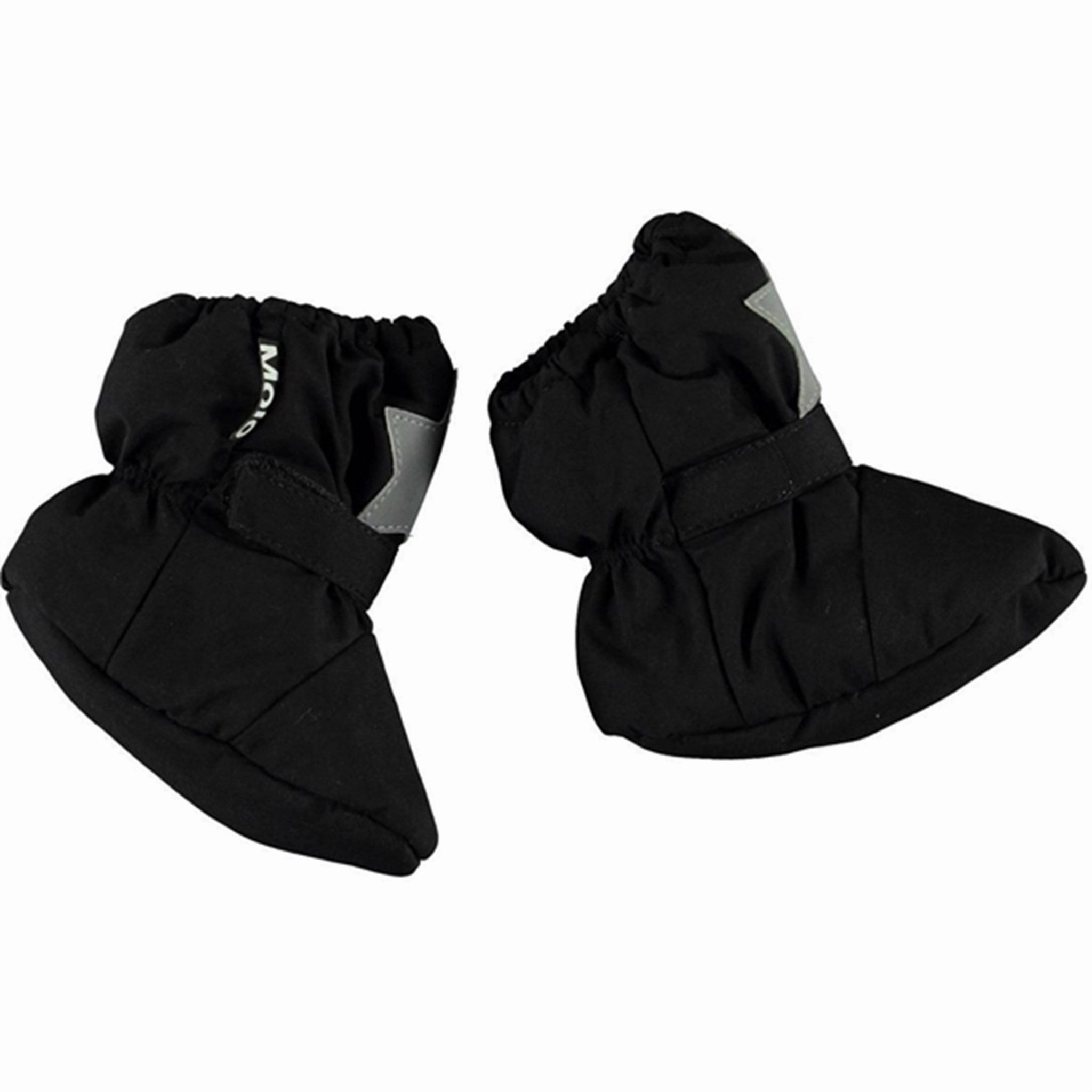 Jazz shoes Molo Black Imba Baby Footies Velcro shoes