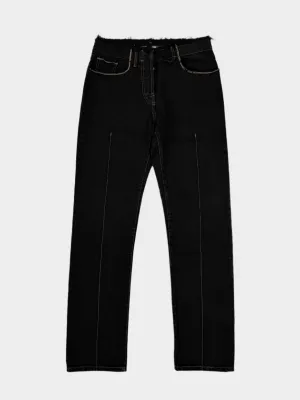 Jeans Neri Con Vita Sfrangiata new collection new me collection new arrival kurta set for women