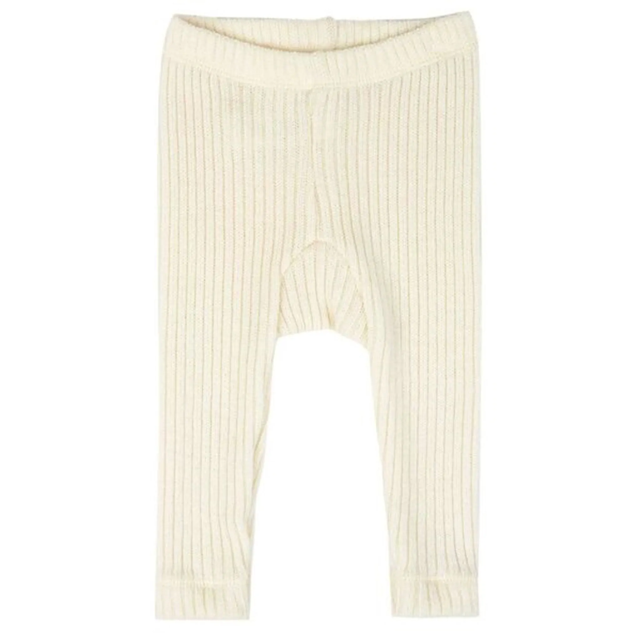 Joha Leggings Wool Grey Melange Embroidery Patch