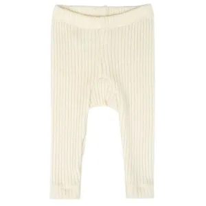 Joha Leggings Wool Grey Melange Embroidery Patch