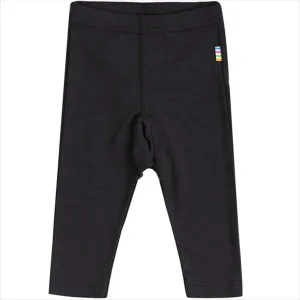 Joha Leggings Wool/Silke Black Stitch Linen
