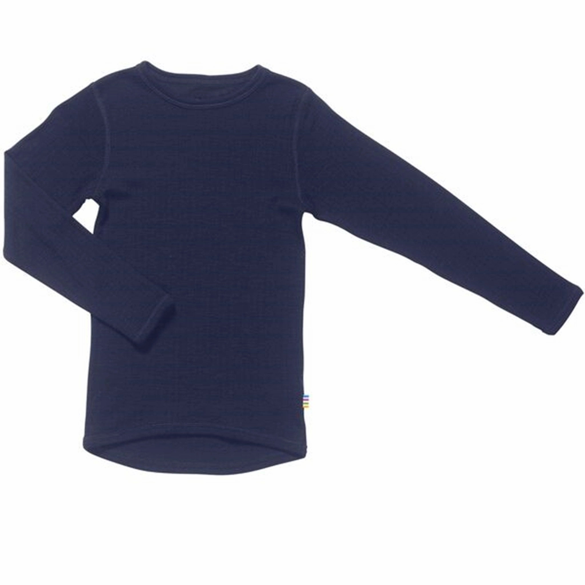 Joha Blouse Wool L/S Marine Durable Fabric