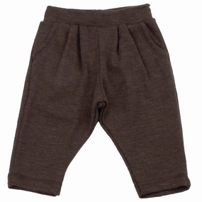 Joha Dark Brown Pants Cotton Fit