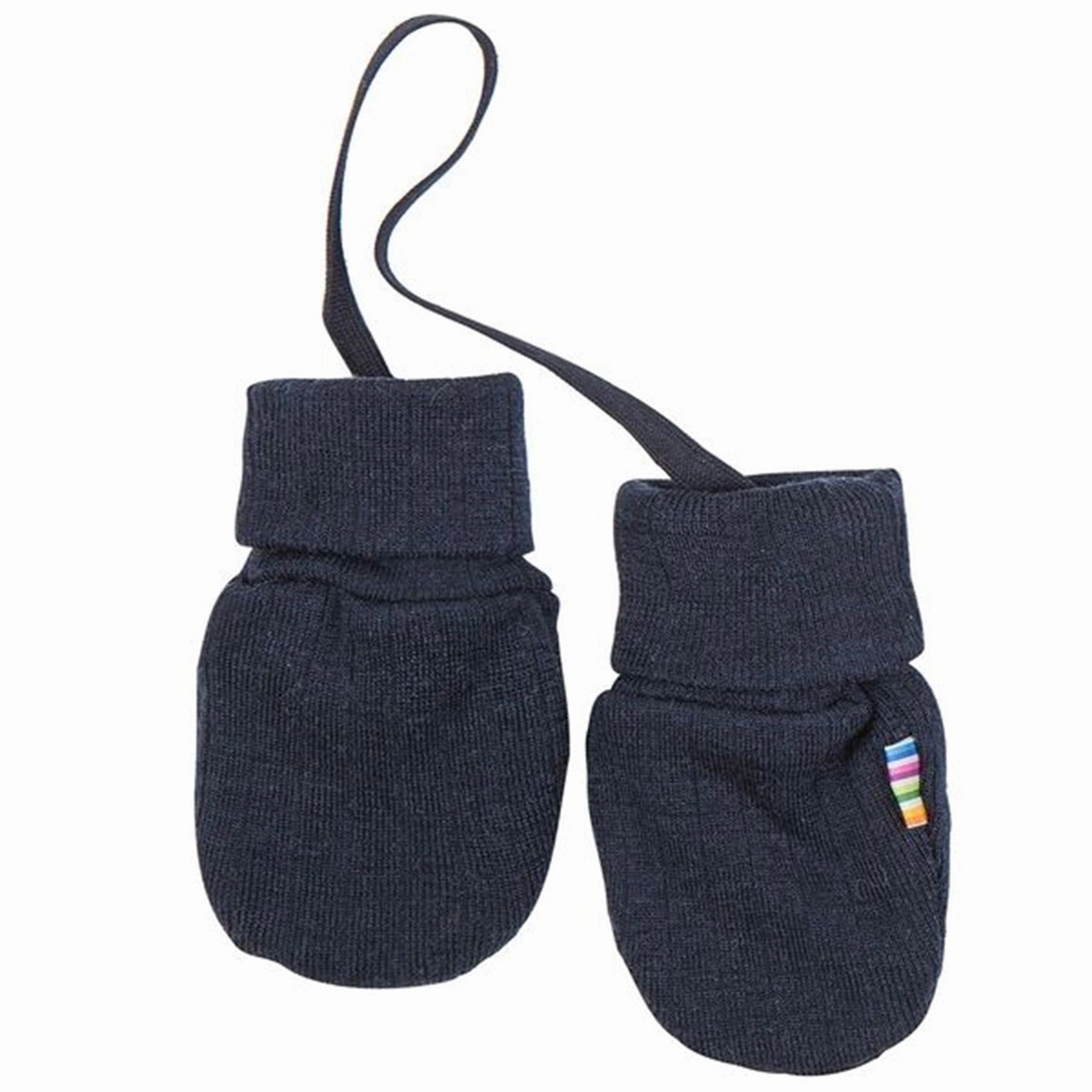 Joha Mittens Wool Marine Subtle Cuff