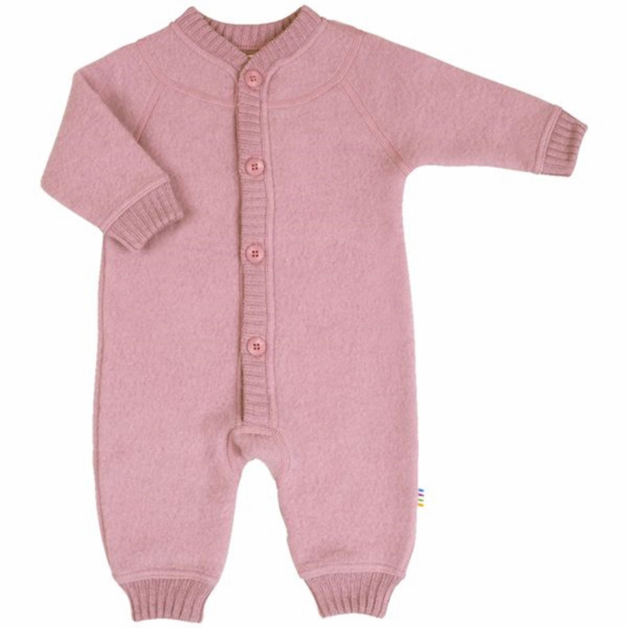 Joha Old Rose Wool Jumpsuit Moisture-wicking Luxury