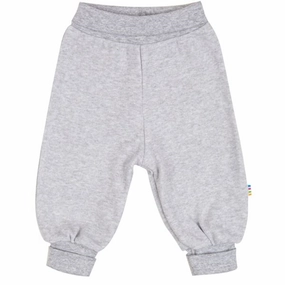 Joha Pants Grey Melange Durable Suede