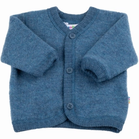 Joha Wool Blue Cardigan Sophisticated Design