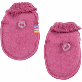 Joha Wool Pink Mitts Fleece Patch