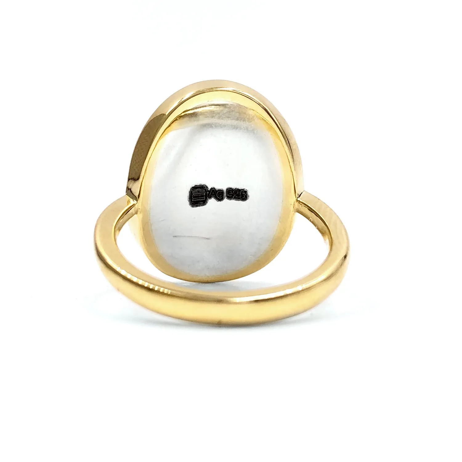 Joke Quick Brilliant-Cut and Tambuli Rose-Cut White Diamond Gold Starstruck Ring