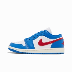 Jordan 1 Low Sport Blue Gym Red (Women's) High-end materials Iconic pieces