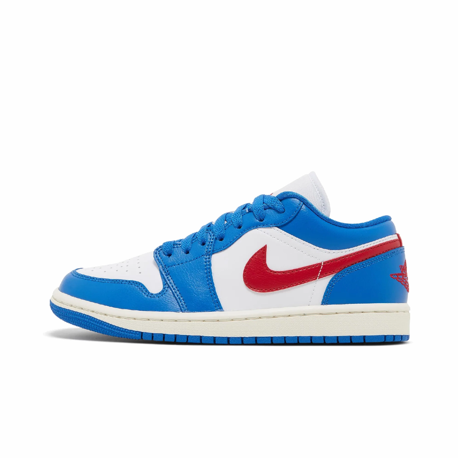 Jordan 1 Low Sport Blue Gym Red (Women's) High-end materials Iconic pieces