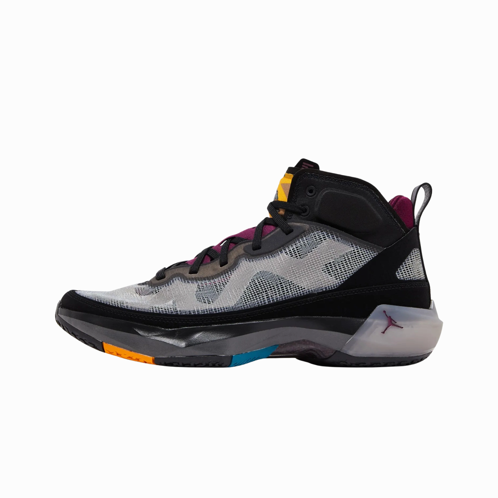 Jordan 37 Bordeaux Luxury textiles Iconic design