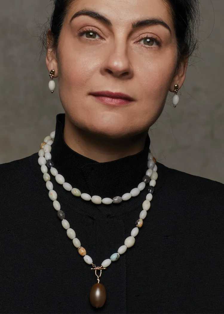 Julie Cohn | Petite Ore Agate Earring