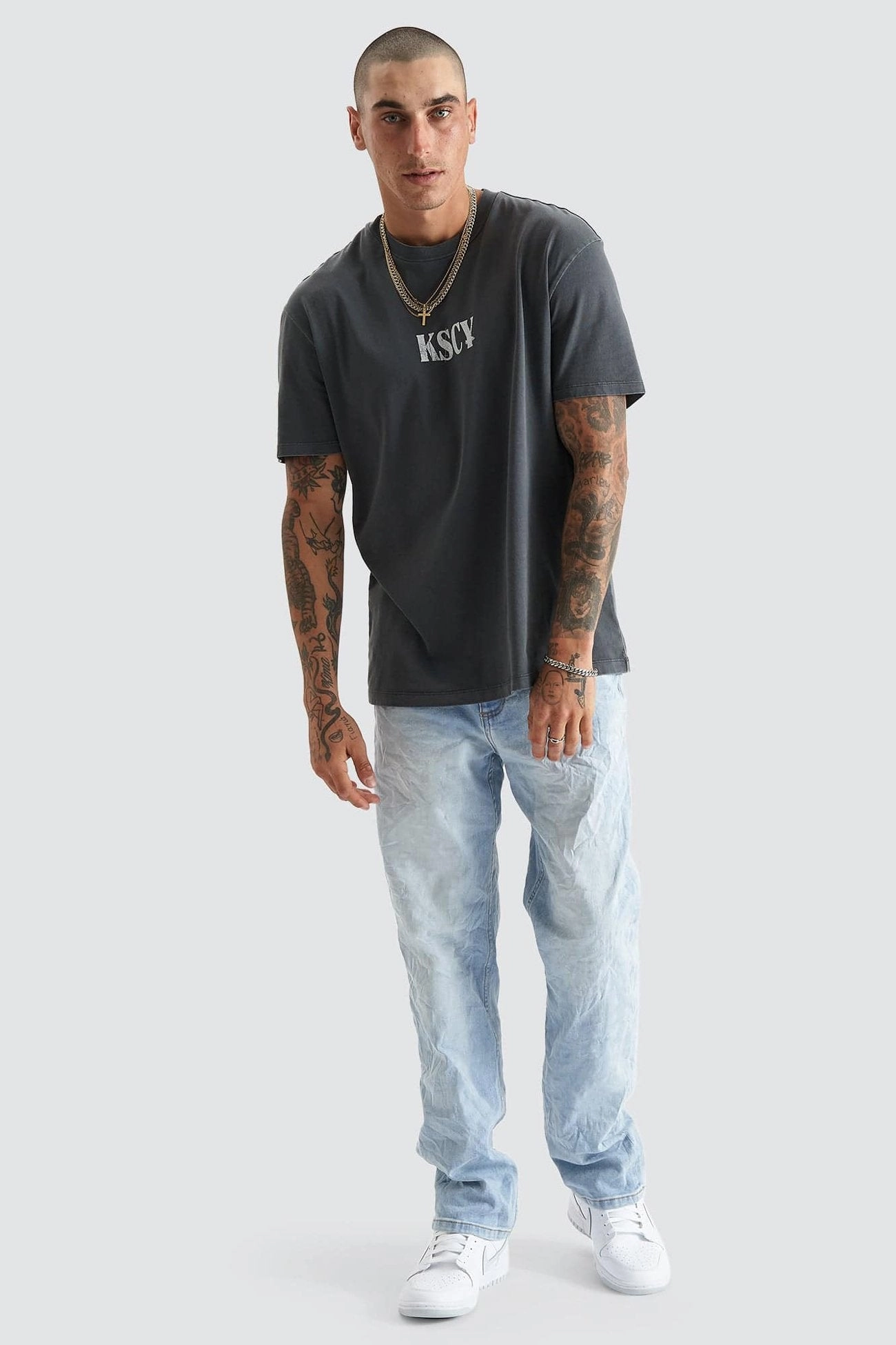 K5 Relaxed Fit Jean Sunbleached Blue sale t shirts