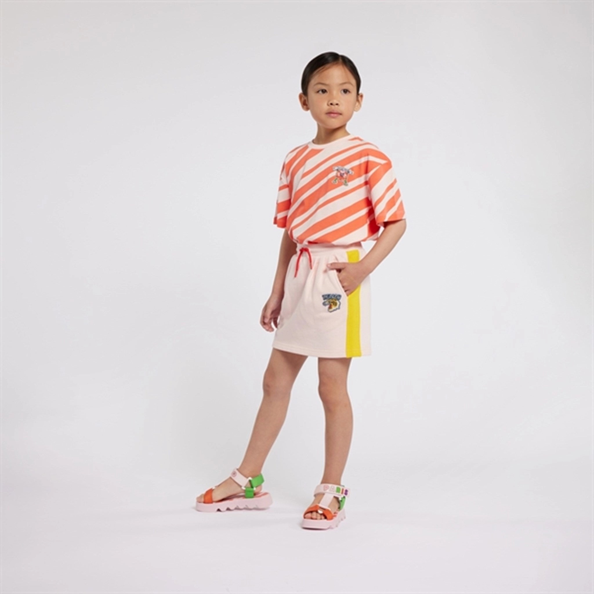 Kenzo Veiled Pink Skirt Tulle