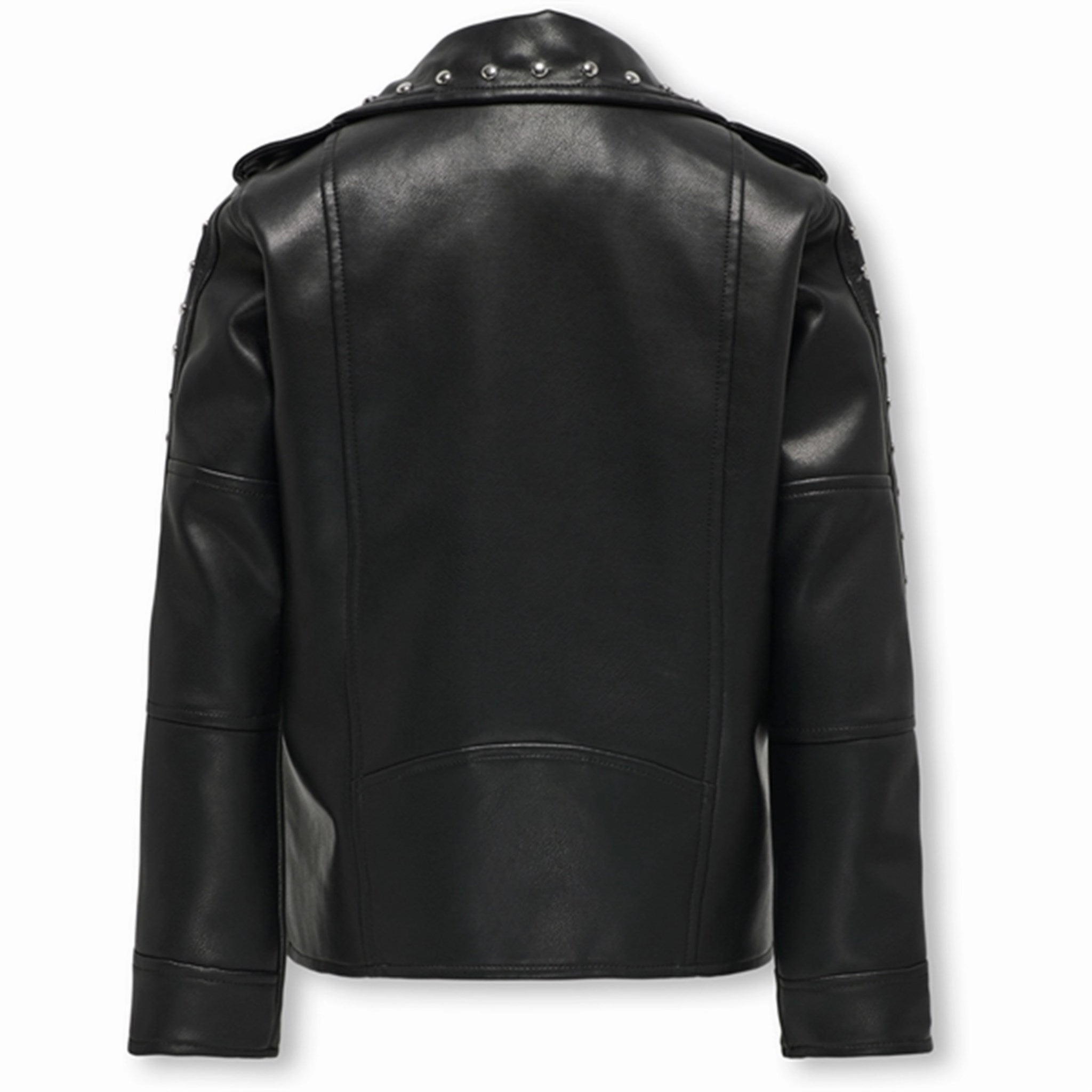 Kids ONLY Black Sia Studded Faux Leather Biker Jacket Desirable