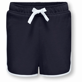 kids ONLY Night Sky Piping Bright White Ashley Sweat Shorts Captivating Modern