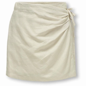 kids ONLY Pumice Stone Brianna Tie Detail Skort Beading Elegant