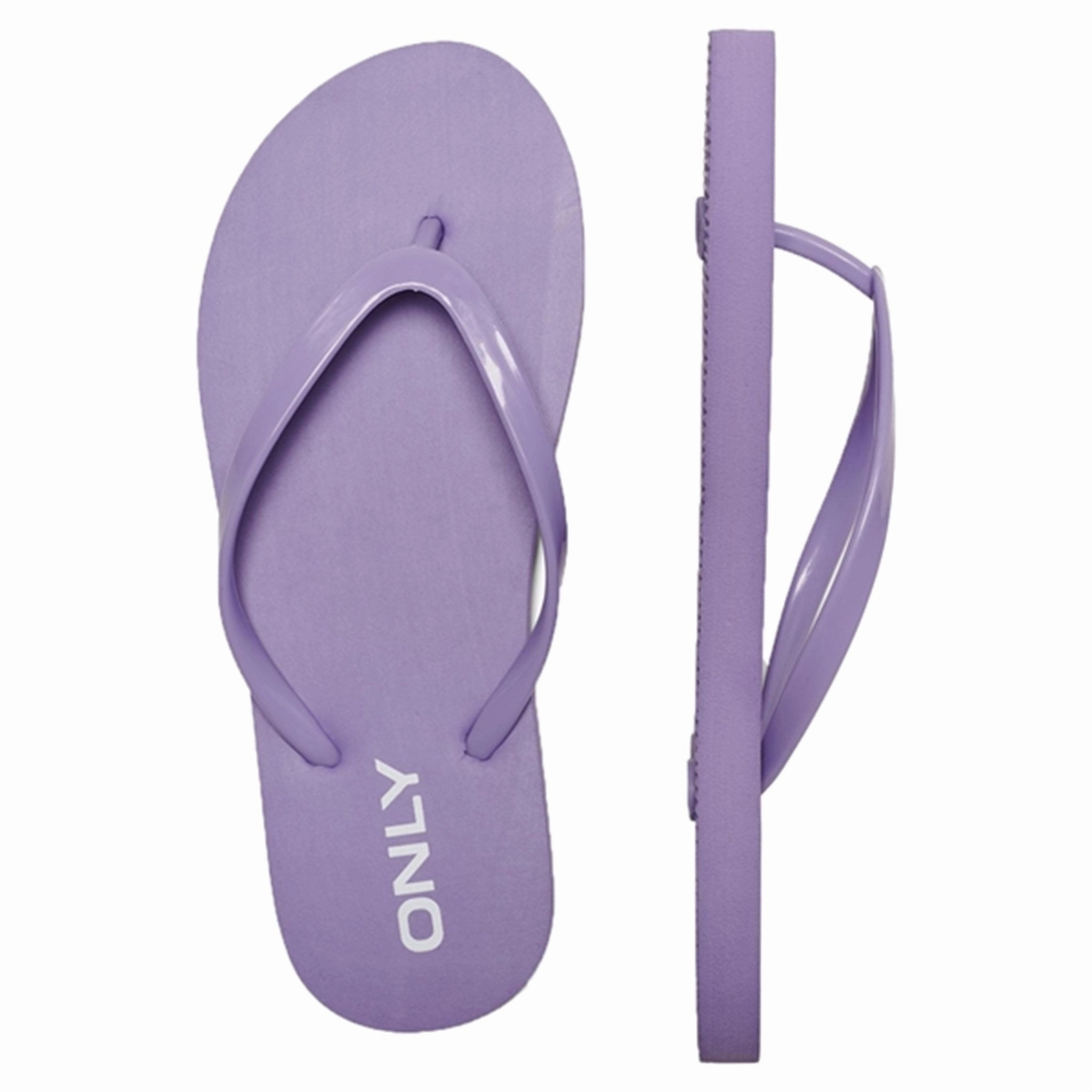 Kids ONLY Purple Rose Lisa Flower Flip Flop Kids shoes