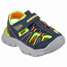Knee-high boots Skechers Relix Lightweight River Sandal Navy Lime Boots