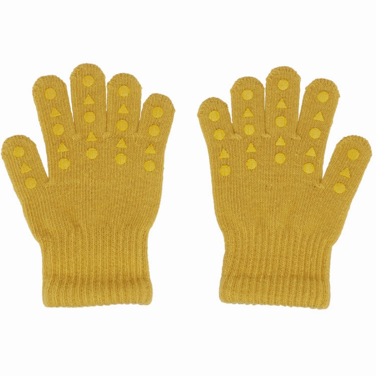 Knit Gobabygo Mustard Grip Gloves