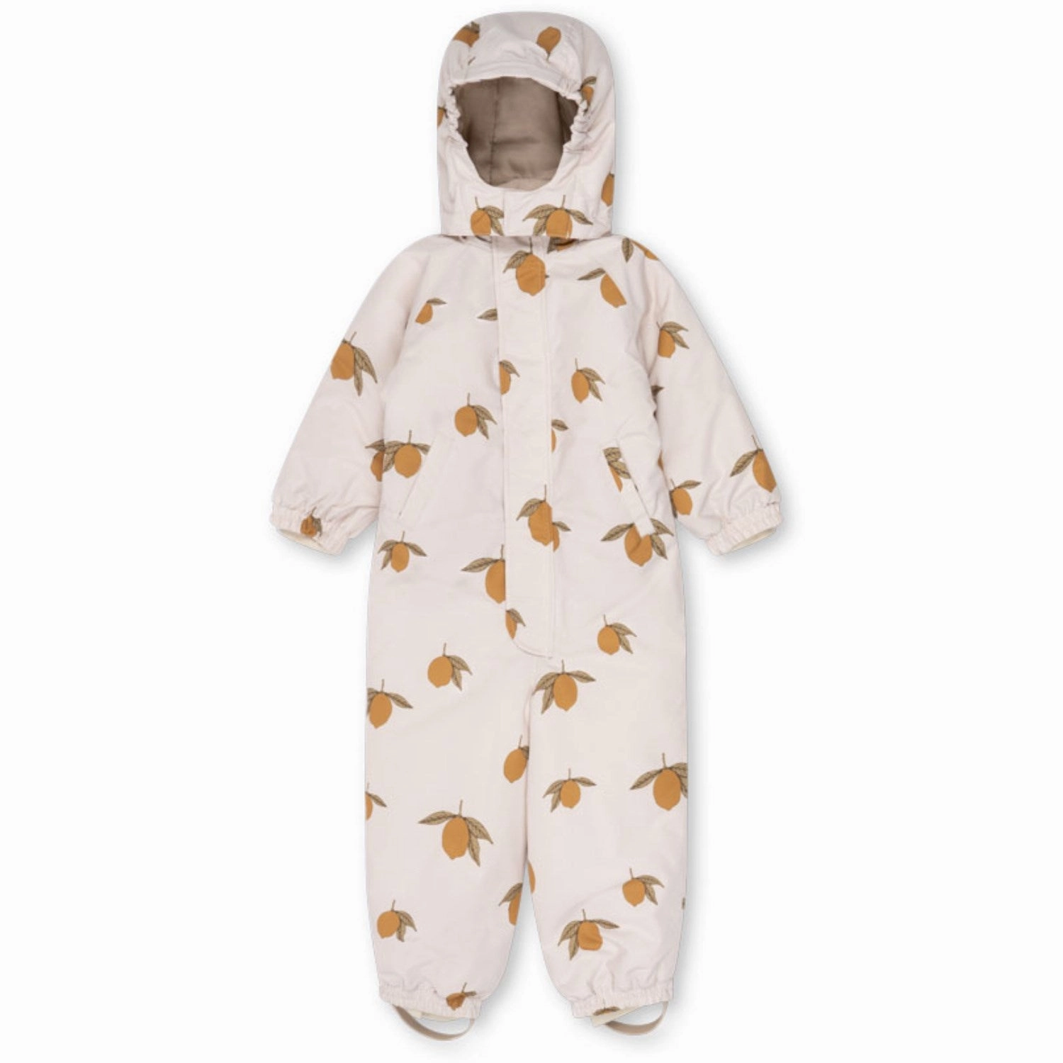 Knit Konges Sljd Mon Grand Citron Nohr Snowsuit Print Cotton