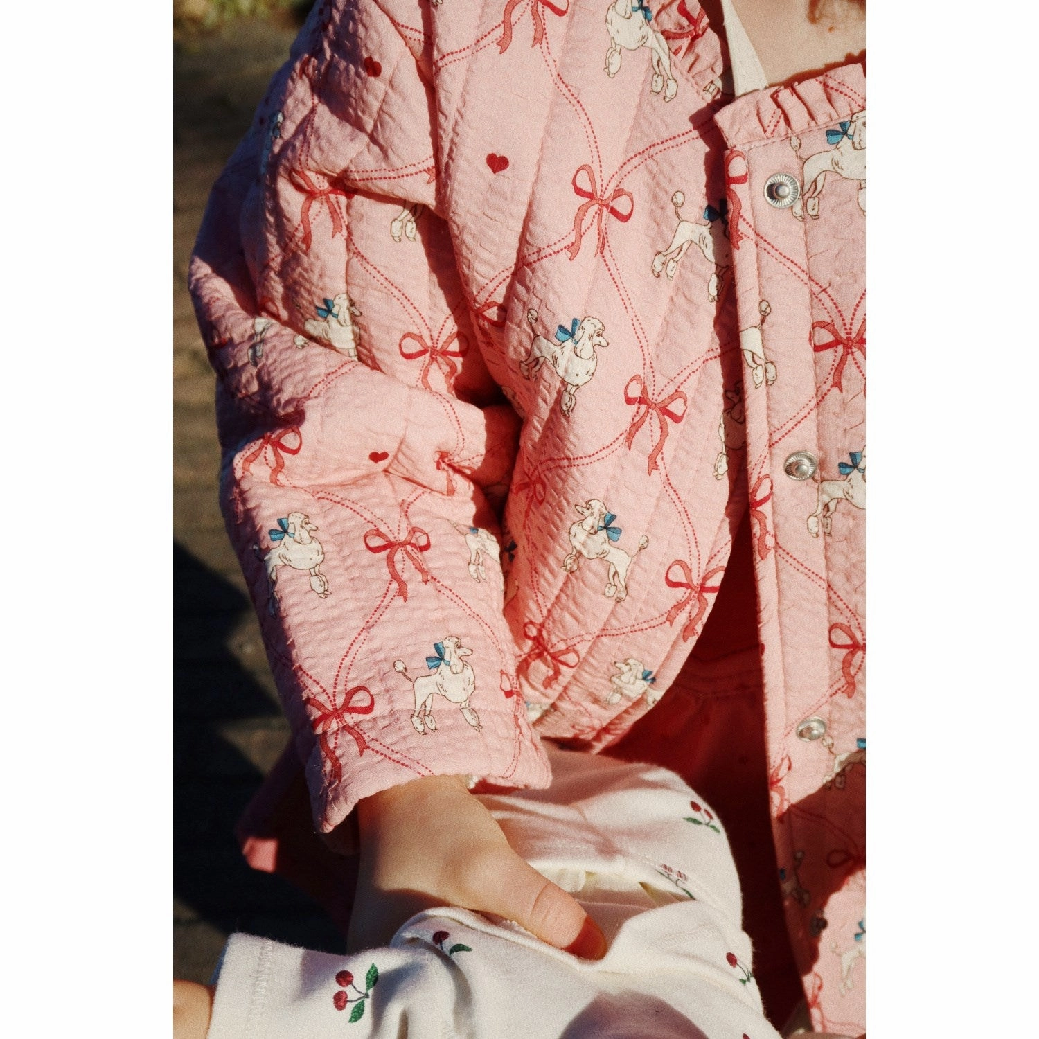 Knit Konges Sljd Poodle Lunella Quilted Jacket Gots