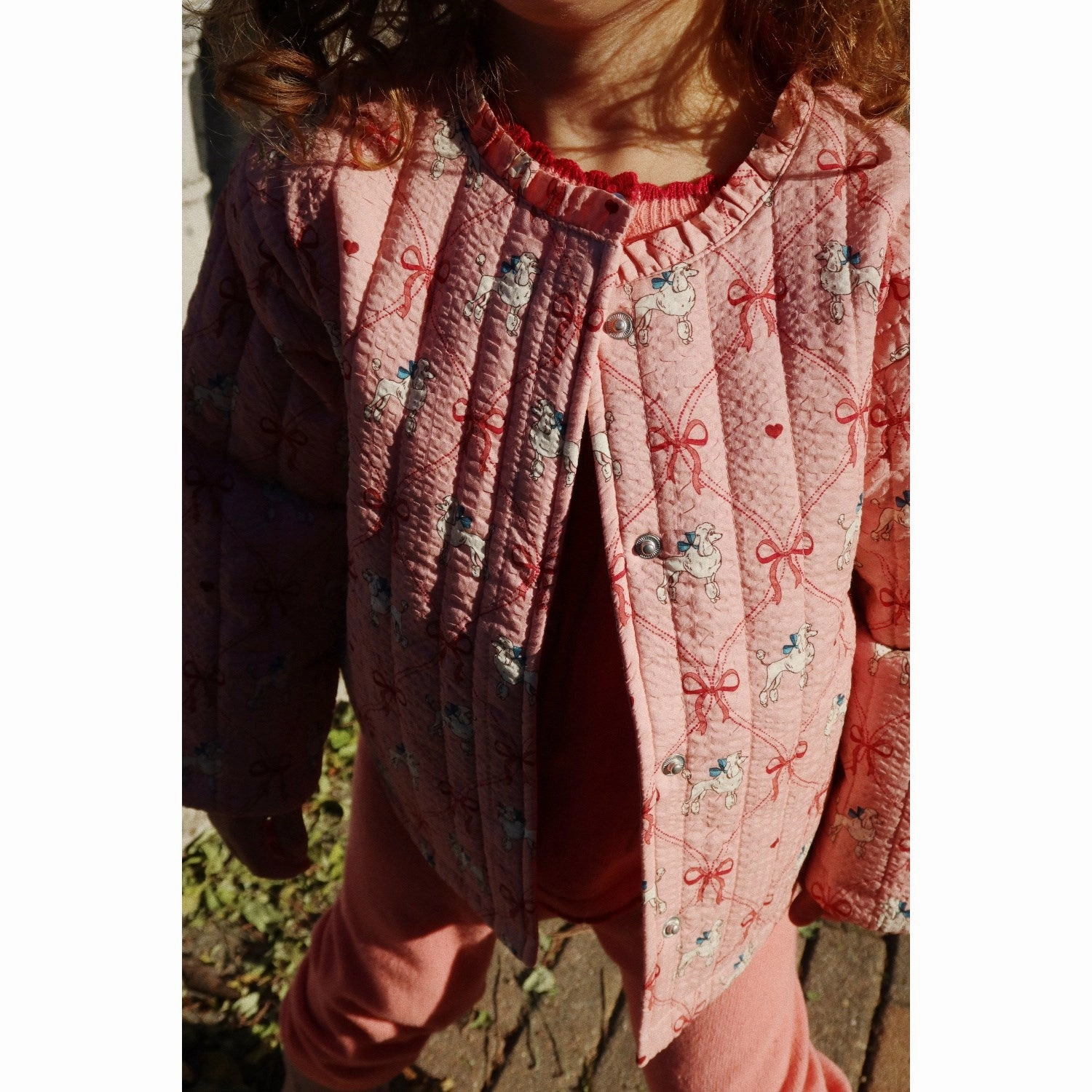 Knit Konges Sljd Poodle Lunella Quilted Jacket Gots