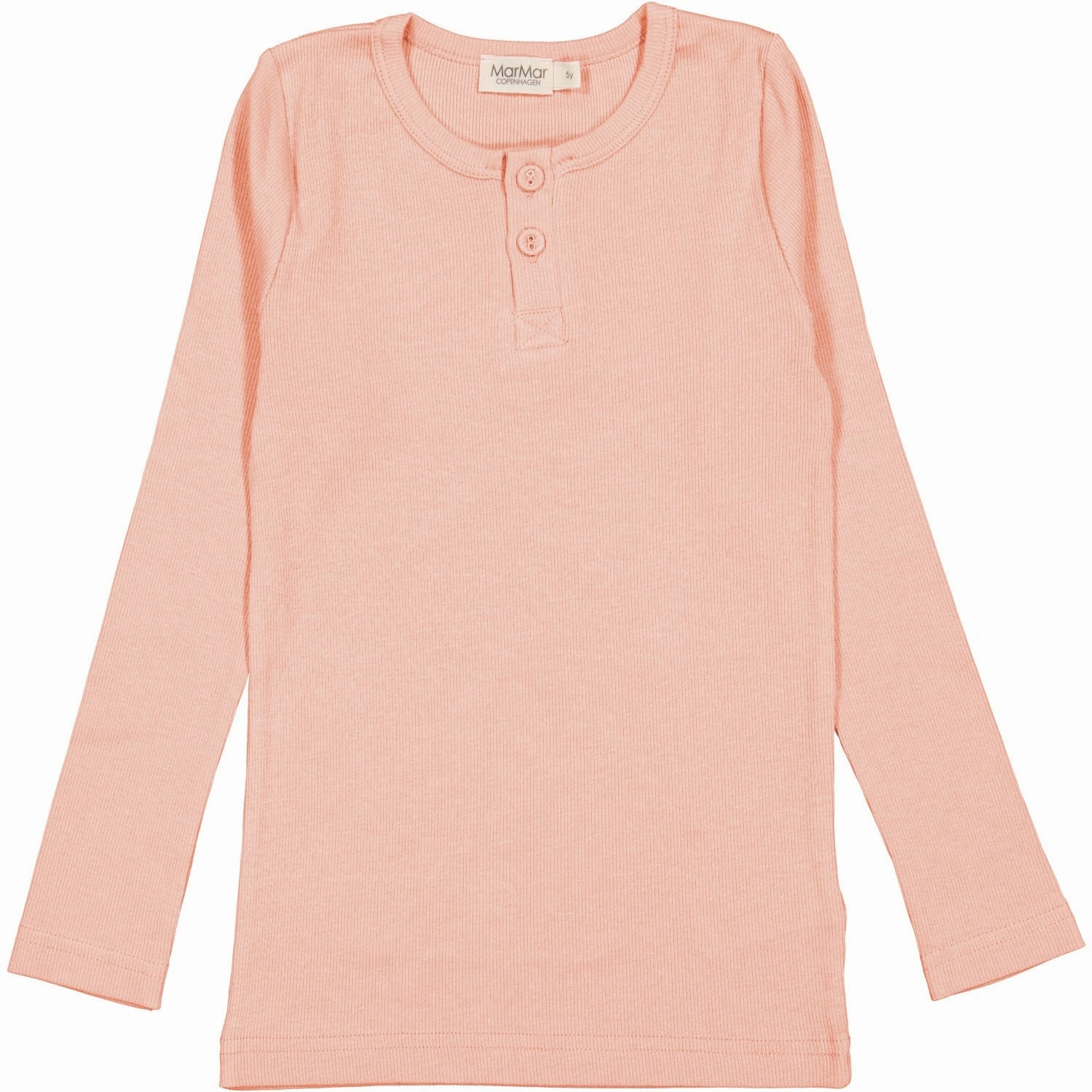Knit MarMar Modal Fine Rib Soft Coral Blouse Classic