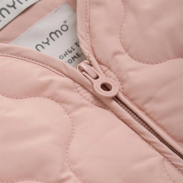 Knit Minymo Peach Beige Vest Quiltet