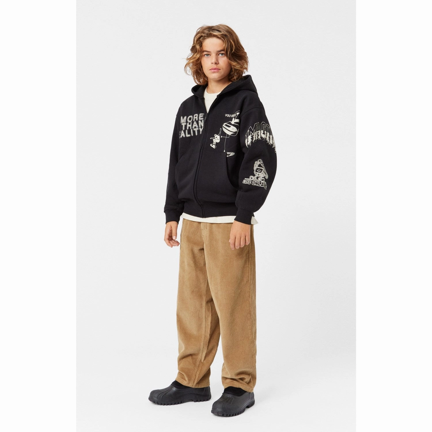 Knit Molo Black Mazz Hoodie