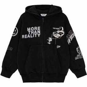 Knit Molo Black Mazz Hoodie Classic